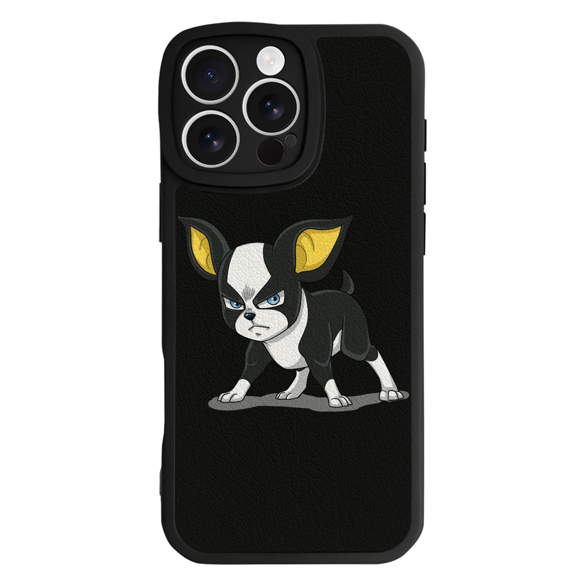 （画像用） ジョジョの奇妙な冒険 イギー JoJo's Bizarre Adventure Iggy 【iPhone 16シリーズ対応】シリコンスマホケース（レザー調） 材質：シリコン